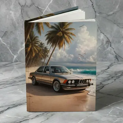 BMW E21 Classic Coupe On Tropical Beach