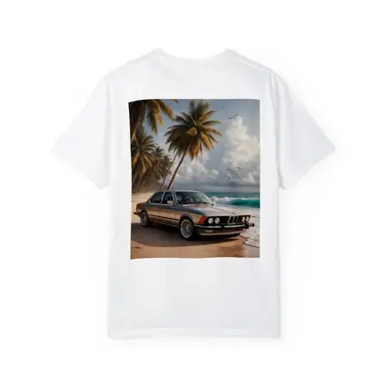 BMW E21 Classic Coupe On Tropical Beach