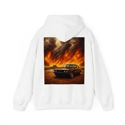 BMW E21 3 Series Massive Fire Background
