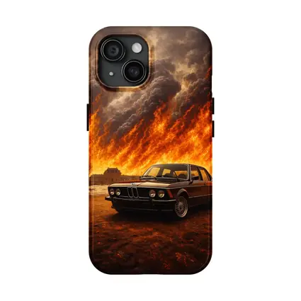 BMW E21 3 Series Massive Fire Background