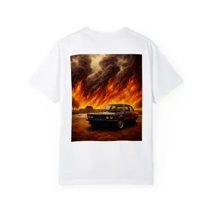 BMW E21 3 Series Massive Fire Background