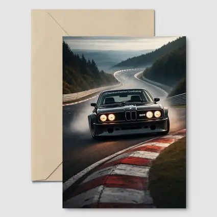 BMW E24 Racing on Nurburgring Track