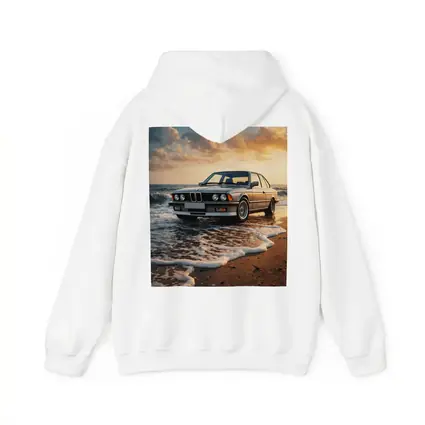BMW E24 Six Series Beach Sunset
