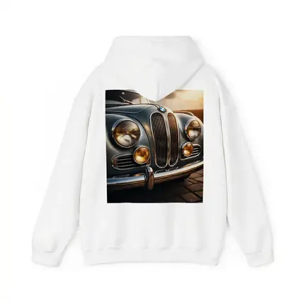 Vintage BMW Classic Car Sunset Sky