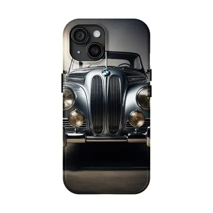 Vintage BMW Classic Car Dark Studio