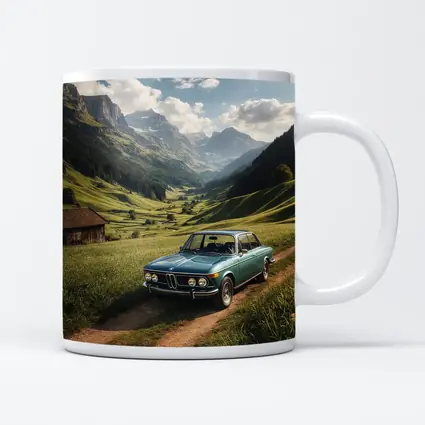Vintage BMW Classic Car Alpine Valley