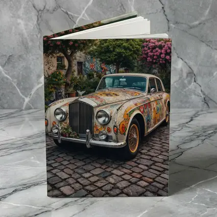 Rolls Royce Silver Cloud Floral Art Cobblestone