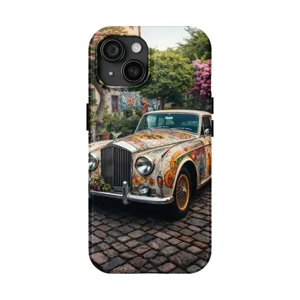 Rolls Royce Silver Cloud Floral Art Cobblestone