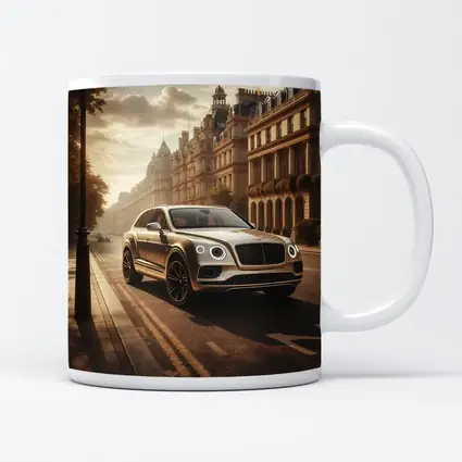 Bentley Bentayga Gold SUV London Street