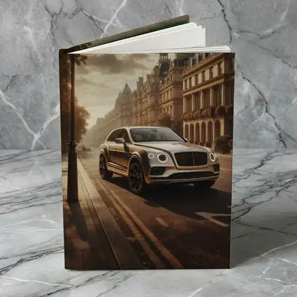 Bentley Bentayga Gold SUV London Street