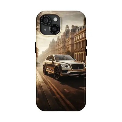 Bentley Bentayga Gold SUV London Street