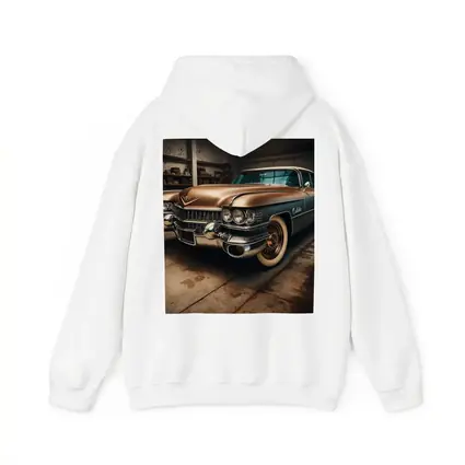 Vintage Cadillac Classic Car in Old Garage