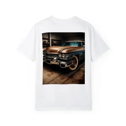 Vintage Cadillac Classic Car in Old Garage