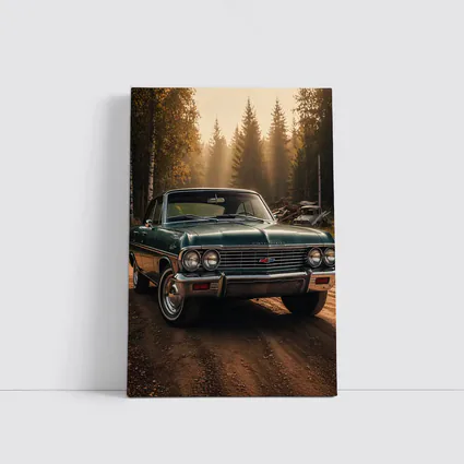 Chevrolet Malibu Classic Green Forest Road