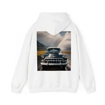 Vintage Chevrolet Classic Car Rainbow Road