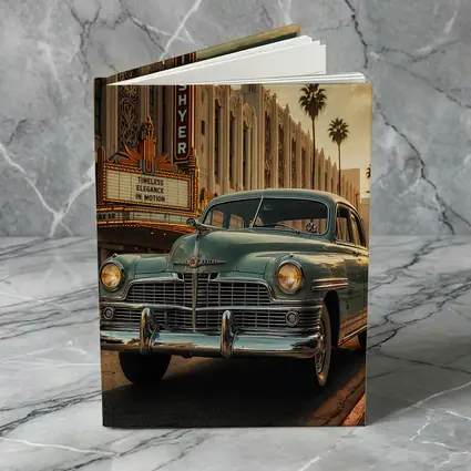 Vintage Chrysler Classic Car Hollywood Street