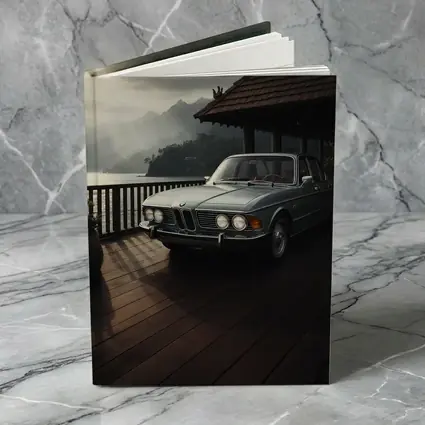 Classic BMW E3 Sedan Mountain Lakeside Setting