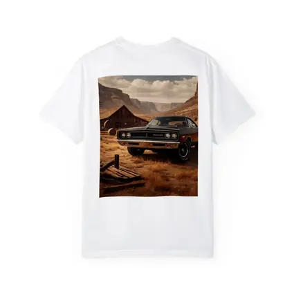 Vintage Dodge Charger Desert Barn Setting