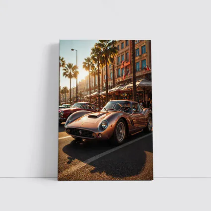Ferrari 250 GTO Cannes Sunset Street Scene