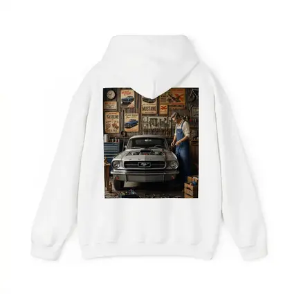 Ford Mustang Classic Garage Mechanic Vintage
