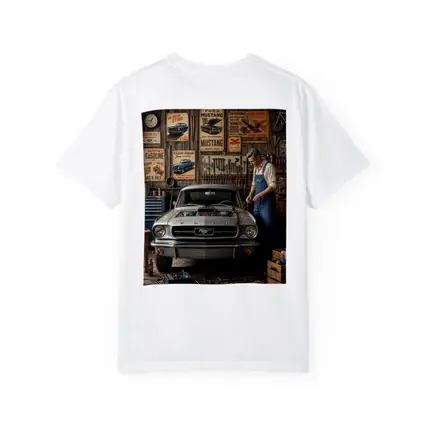 Ford Mustang Classic Garage Mechanic Vintage