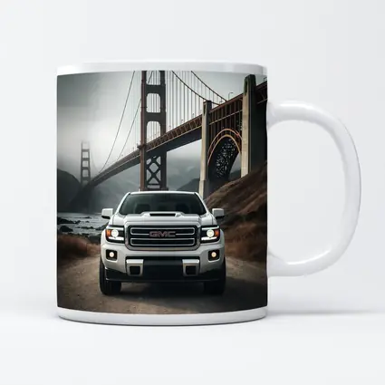 GMC Truck Golden Gate Bridge Foggy