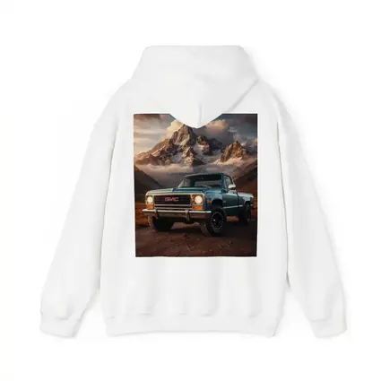 Vintage GMC Truck Classic Mountain Backdrop