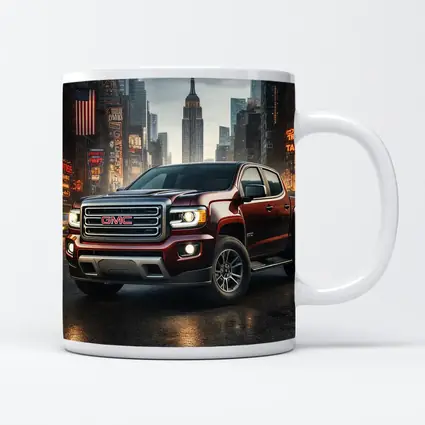 GMC Truck Dark Red New York City