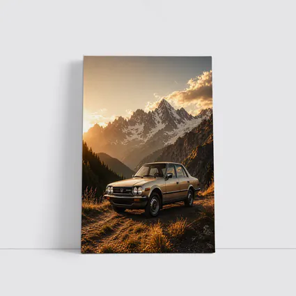 Honda Accord Classic Sedan Mountain Sunset