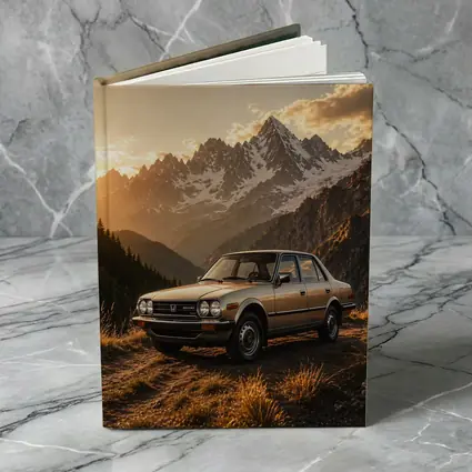 Honda Accord Classic Sedan Mountain Sunset