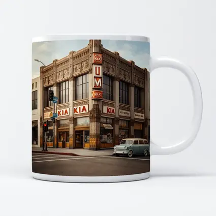 Kia Auto Center Retro Art Deco Building