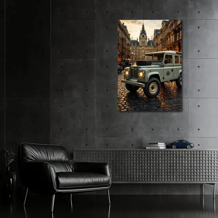 Land Rover Defender Classic European City Street