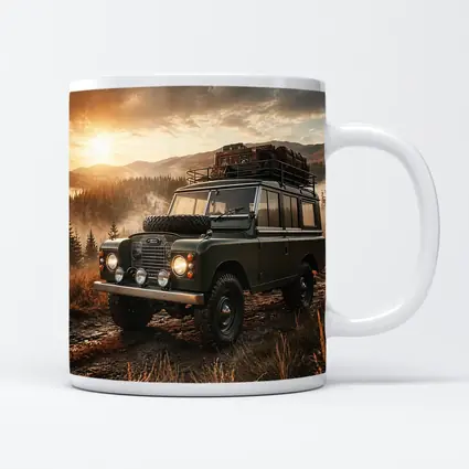 Land Rover Series III Mountain Sunset Drive