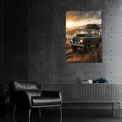 Land Rover Series III Mountain Sunset Drive