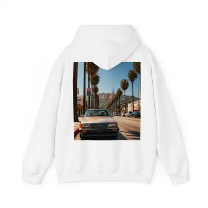 Vintage Lexus Parked on Los Angeles Street