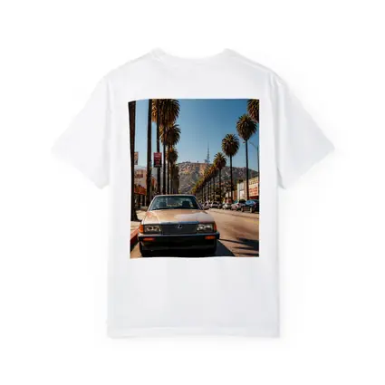 Vintage Lexus Parked on Los Angeles Street