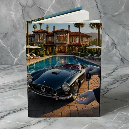 Classic Maserati 3500 GT Poolside Mansion