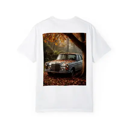 Vintage Mercedes Benz Sedan Autumn Forest