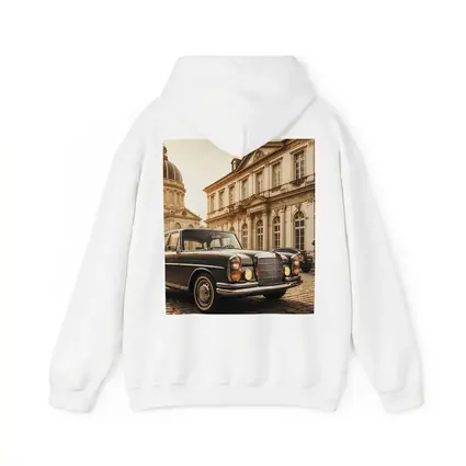 Vintage Mercedes Benz Classic European Architecture Scene