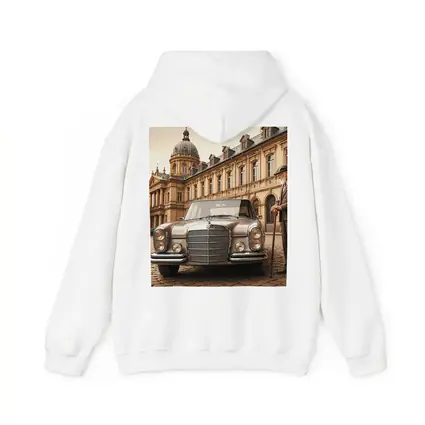 Vintage Mercedes Benz Classic Car Cobblestone Square
