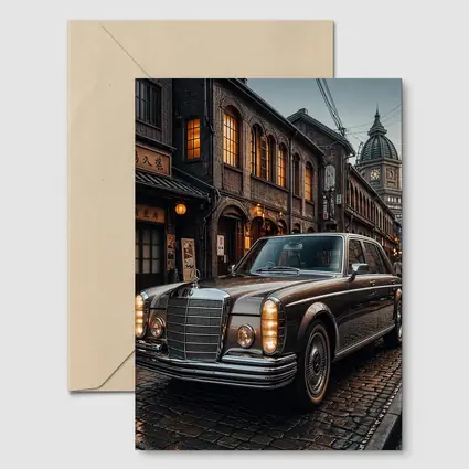 Vintage Mercedes Benz S Class Old Tokyo