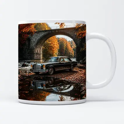 Vintage Mercedes Benz S Class Stone Bridge