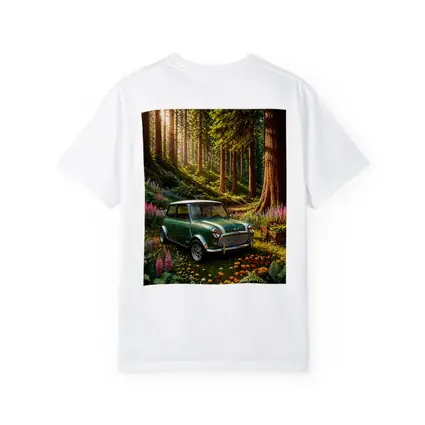 Classic Mini Cooper Green Forest Sunshine