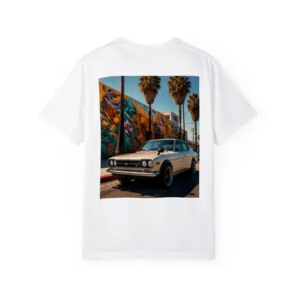 Vintage Nissan Sunny Coupe Los Angeles Street