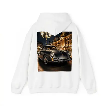 Vintage Porsche 356 Paris Night Street