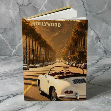 Porsche 356 Convertible Hollywood Boulevard Los Angeles