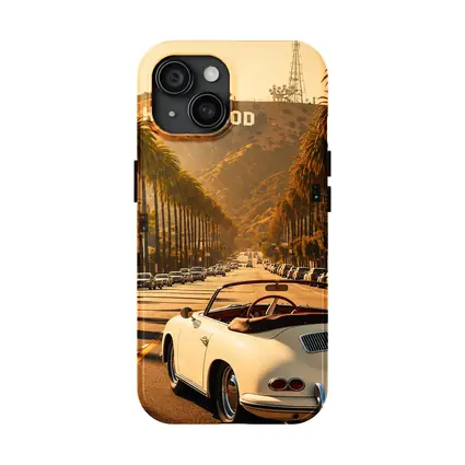 Porsche 356 Convertible Hollywood Boulevard Los Angeles