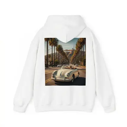 Porsche Speedster Cruising Hollywood Palm Boulevard