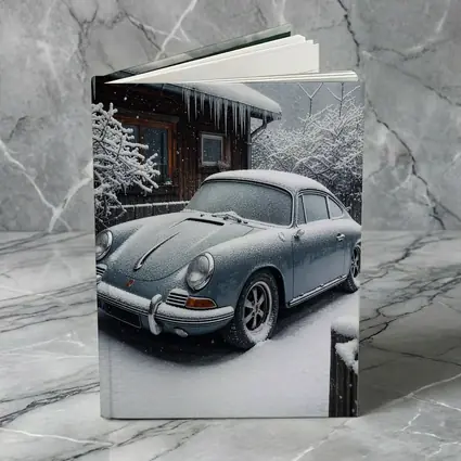 Porsche 356 Covered in Snow Winter
