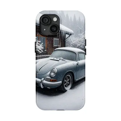 Porsche 356 Covered in Snow Winter